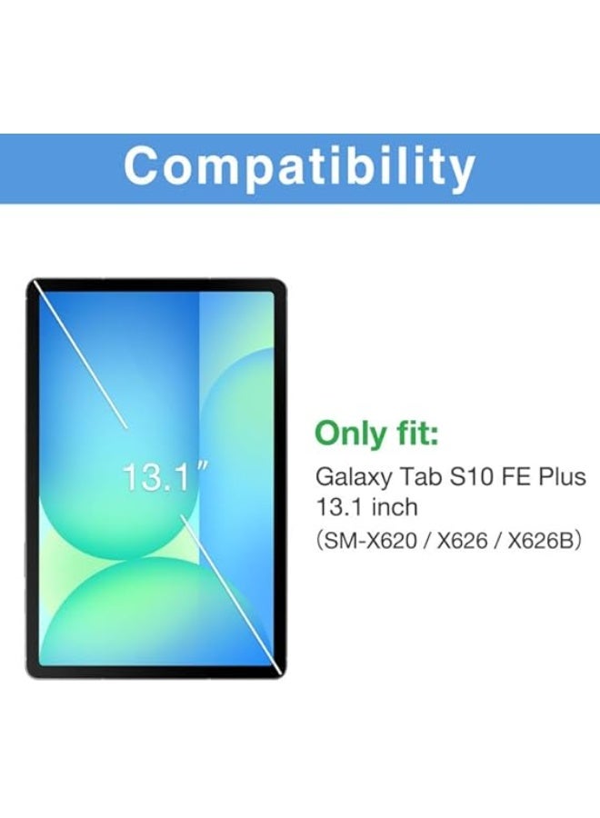 ProCase Slim Case for Galaxy Tab S10 FE Plus 5G 13.1" Built-in S Pen Holder, Hybrid Cover with Soft TPU Back for Galaxy Tab S10 FE+ 2025 (SM-X620/ X626/ X626B), Supports Auto Wake/Sleep -Navy - Image 2